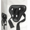 Arnés de Neopreno con Doble Anillo Ajustable Black S-Pleasures
