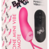 BG Silicone Mini Vibe w/ Remote - Pink
