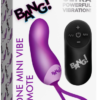 BG Silicone Mini Vibe w/ Remote - Purple