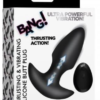 Plug Anal Vibratorio con Empuje Thrusting  y Control Remoto Black Bang!