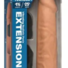 Extensión de Pene Realista con Vibración 4cm JOCK Enhancers Tono Medio JOCK