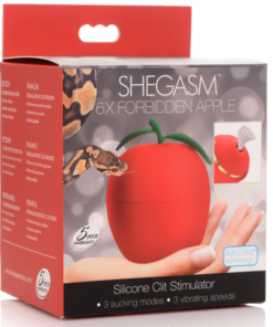 Succionador de Clítoris Forbidden Apple Rojo Shegasm