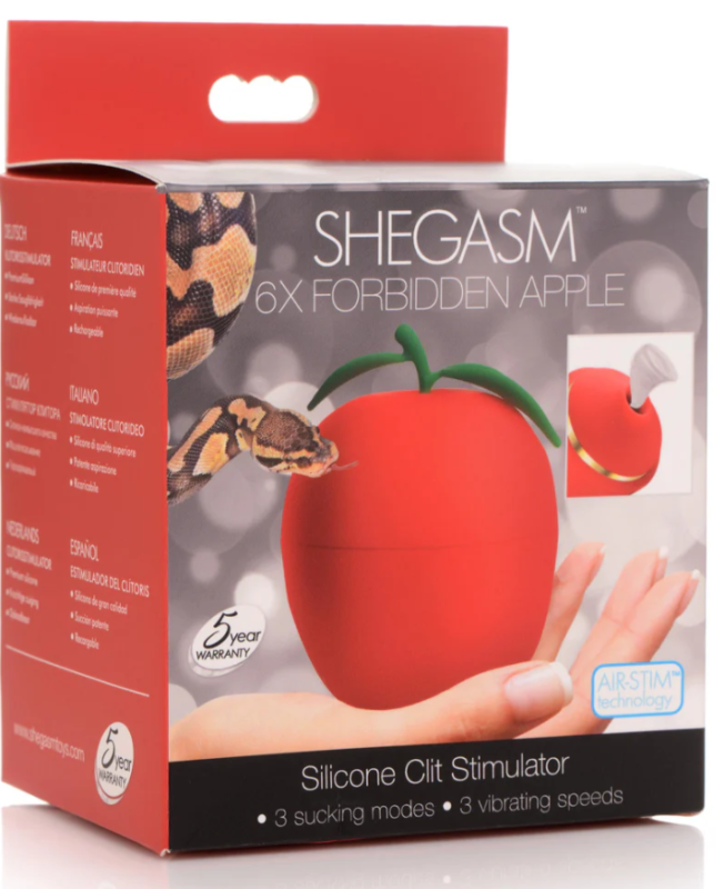 Succionador de Clítoris Forbidden Apple Rojo Shegasm