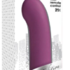 Vibrador de Punto G de Silicona con Control Remoto Violeta Gossip 21X