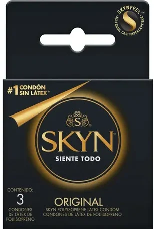 Condones Sin Látex SKYN Original Paquete con 3 piezas