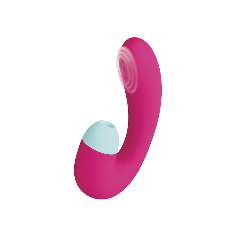 Vibrador de Doble Estimulación Blizzard Cereza · fotografía 1