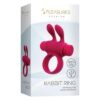 Anillo Vibrador Rabbit Ring Recargable Curvo Rosa