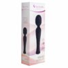 Masajeador Wand Recargable de Silicona Velvet Negro