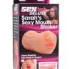 Masturbador Manual Sarah's Sexy Mouth Stroker SexFlesh Deluxe 14cm
