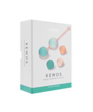 Kit de Ejercitadores Kegel Sistema Progresivo de 10 Pasos Kewos Peach y Mint Liebe