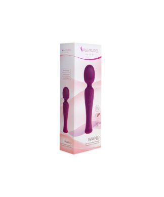 Masajeador Wand Recargable de Silicona Velvet Morado