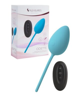 Huevo Vibrador con Control Remoto Odette Turquesa