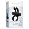 Anillo Vibrador Rabbit Ring Recargable Curvo Negro