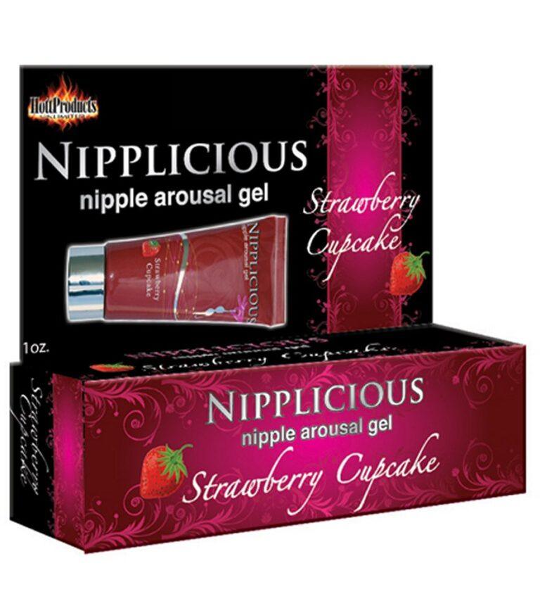 Gel Estimulante para Pezones Strawberry Cupcake Nipplicious 30ml Hott Products