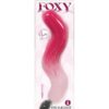 Foxy, Silicone Fox Tail, Butt Plug, Pink Gradient