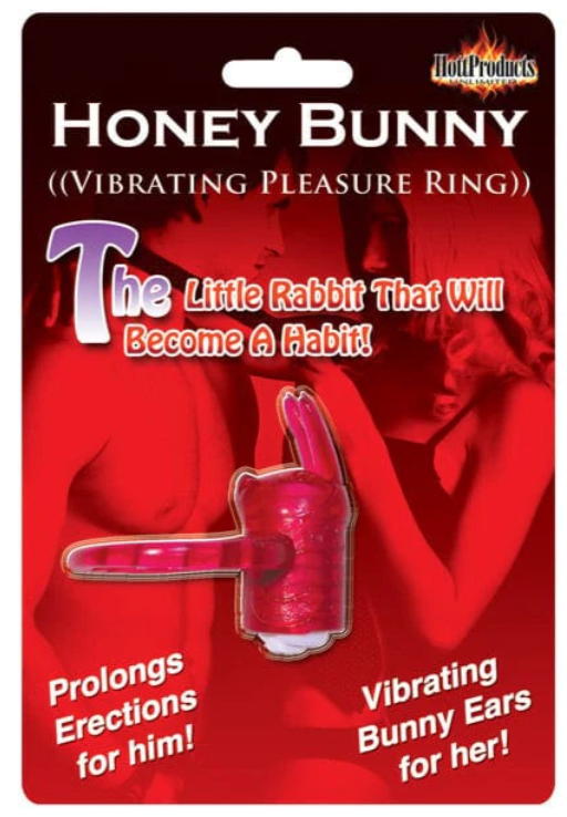 Anillo Vibrador para Pareja Honey Bunny Morado Hott Products