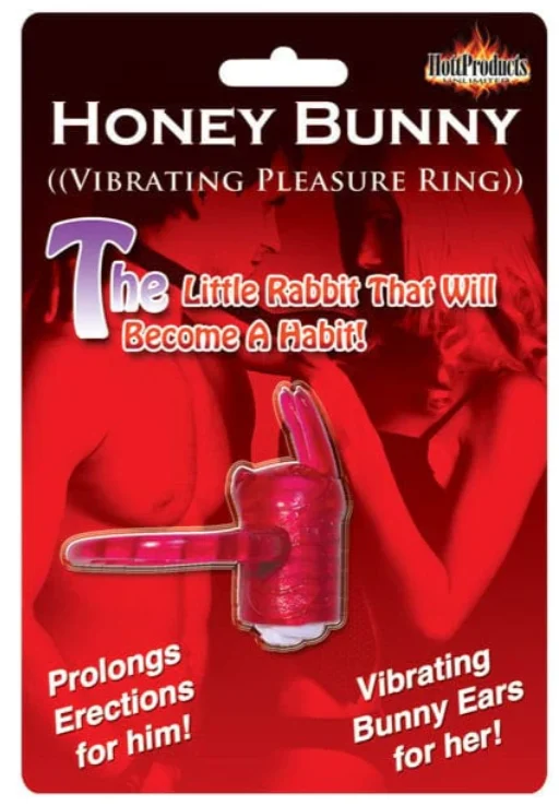 Anillo Vibrador para Pareja Honey Bunny Morado Hott Products
