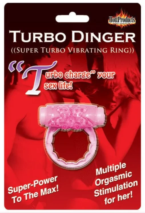 Anillo Vibrador Turbo Dinger Magenta Hott Products