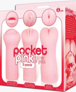 Kit Masturbadores Pocket Pink Mini Trio 3 pzs The 9's