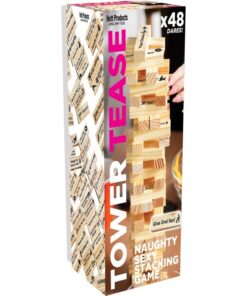 Tower Tease. Naughty Sex Game With Assorted Wooden