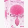 The 9's, Cottontails, Silicone Bunny Tail Butt Plug, Pink