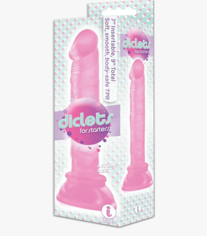 Dildo Realista Rosa Diclets 23cm The 9’s
