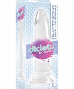 Dildo Realista Transparente Diclets 18cm The 9's