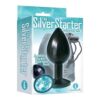 Plug Anal Metálico Negro Joya Aqua The Silver Starter 8cm The 9's