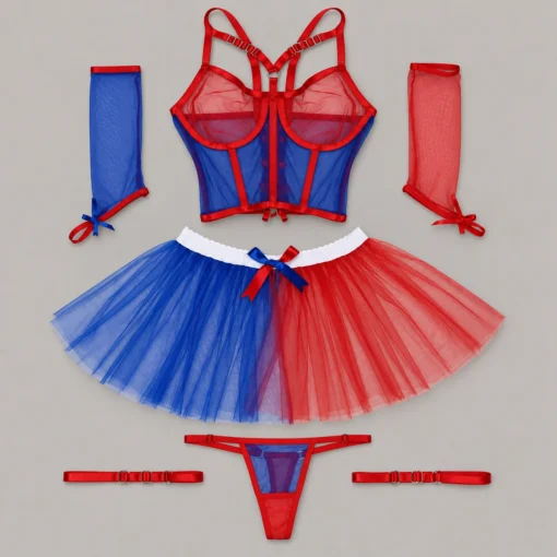 Disfraz Harley Quinn Tutu — prendas y accesorios incluidos